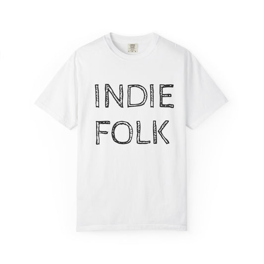 Indie Folk Graphic T-Shirt — Vintage Hand-Drawn Band Tee