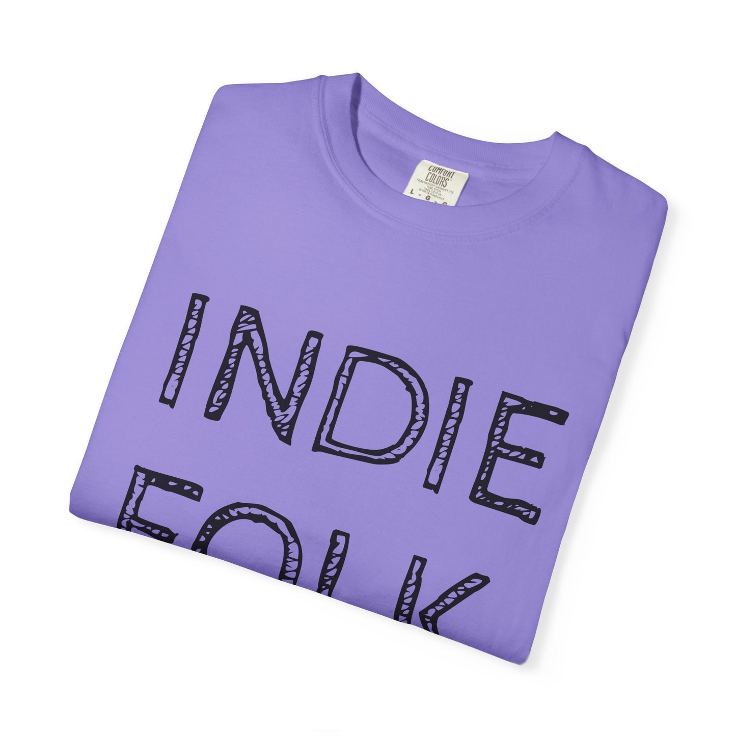 Indie Folk Graphic T-Shirt — Vintage Hand-Drawn Band Tee