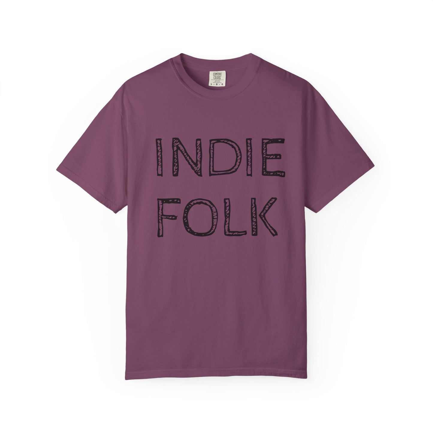 Indie Folk Graphic T-Shirt — Vintage Hand-Drawn Band Tee