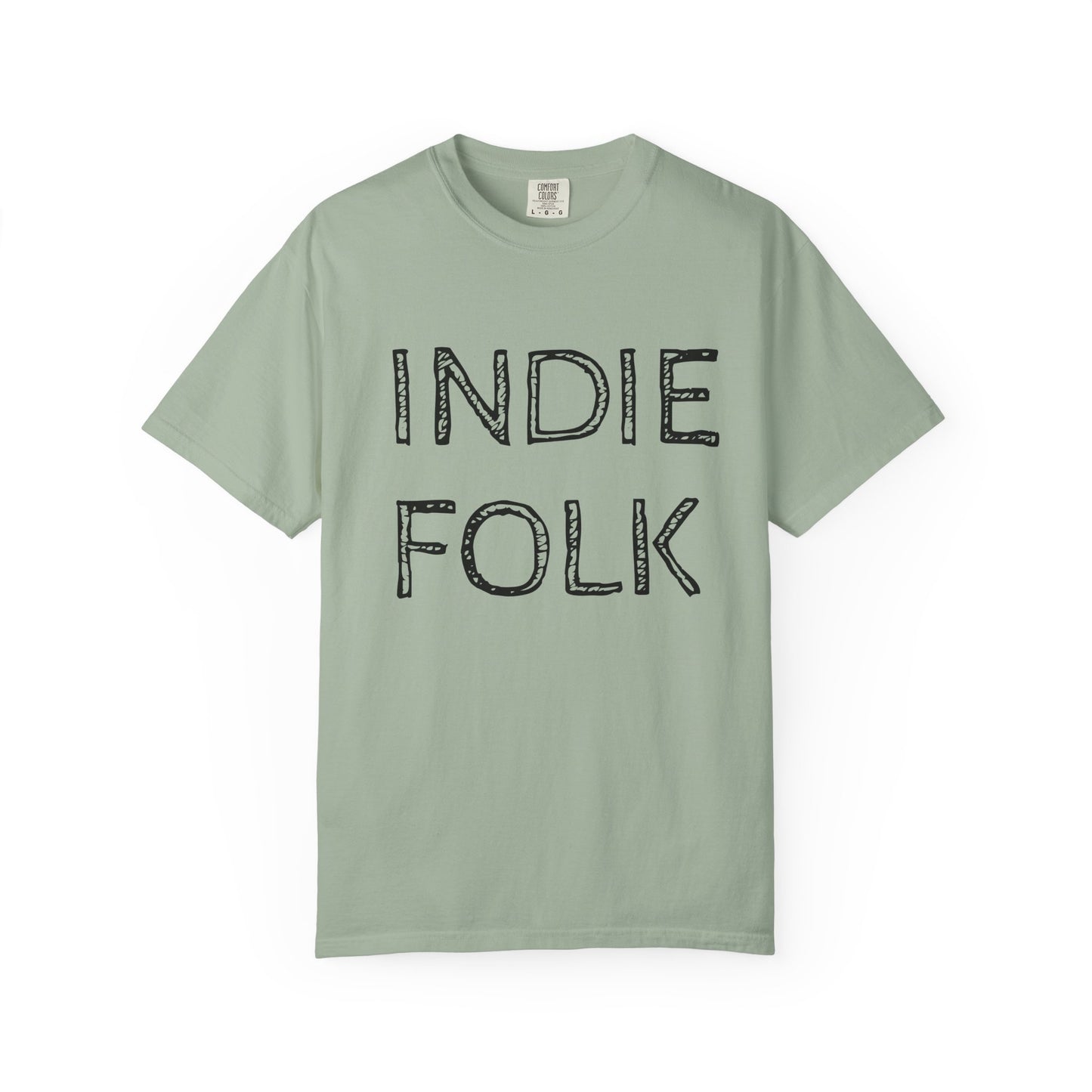 Indie Folk Graphic T-Shirt — Vintage Hand-Drawn Band Tee