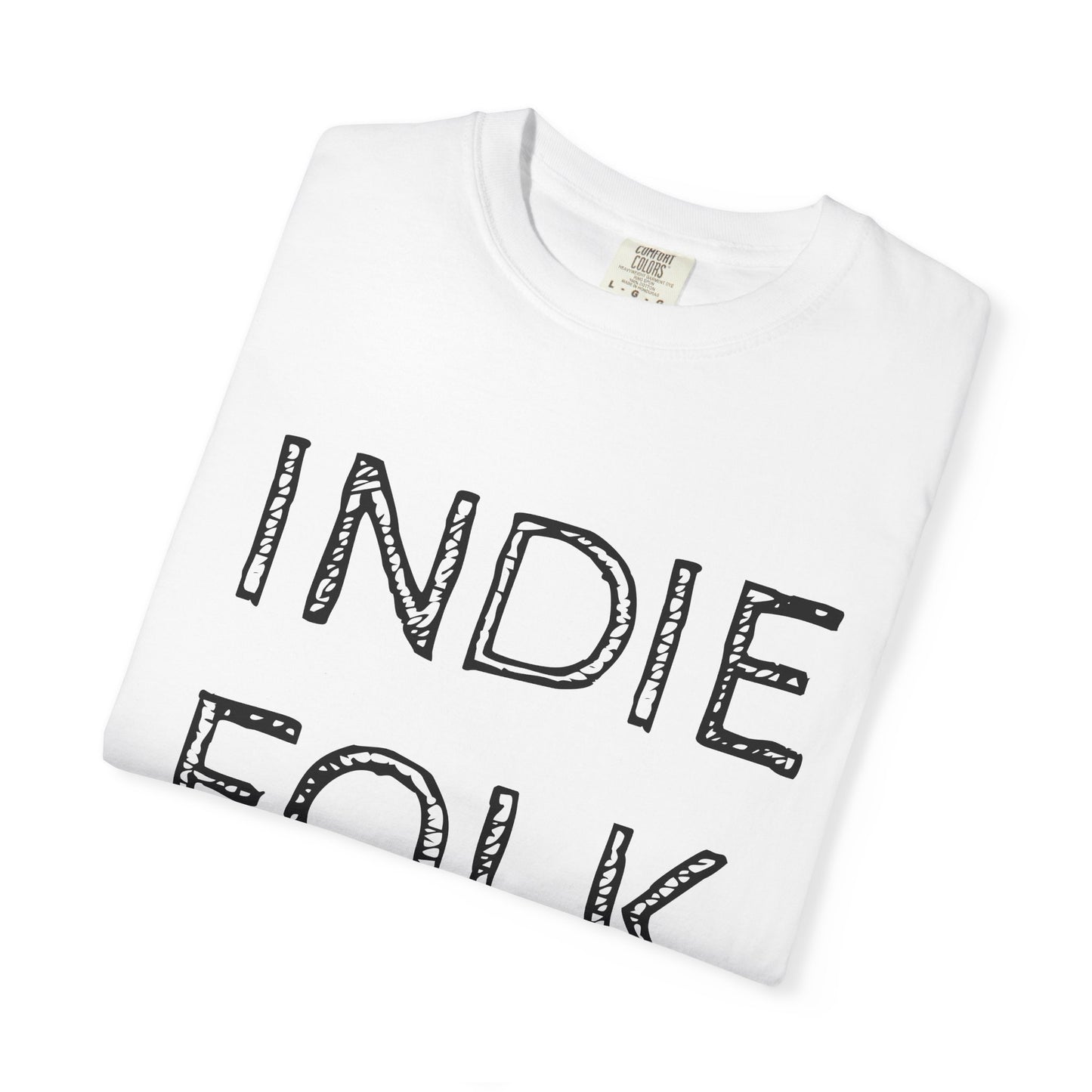 Indie Folk Graphic T-Shirt — Vintage Hand-Drawn Band Tee