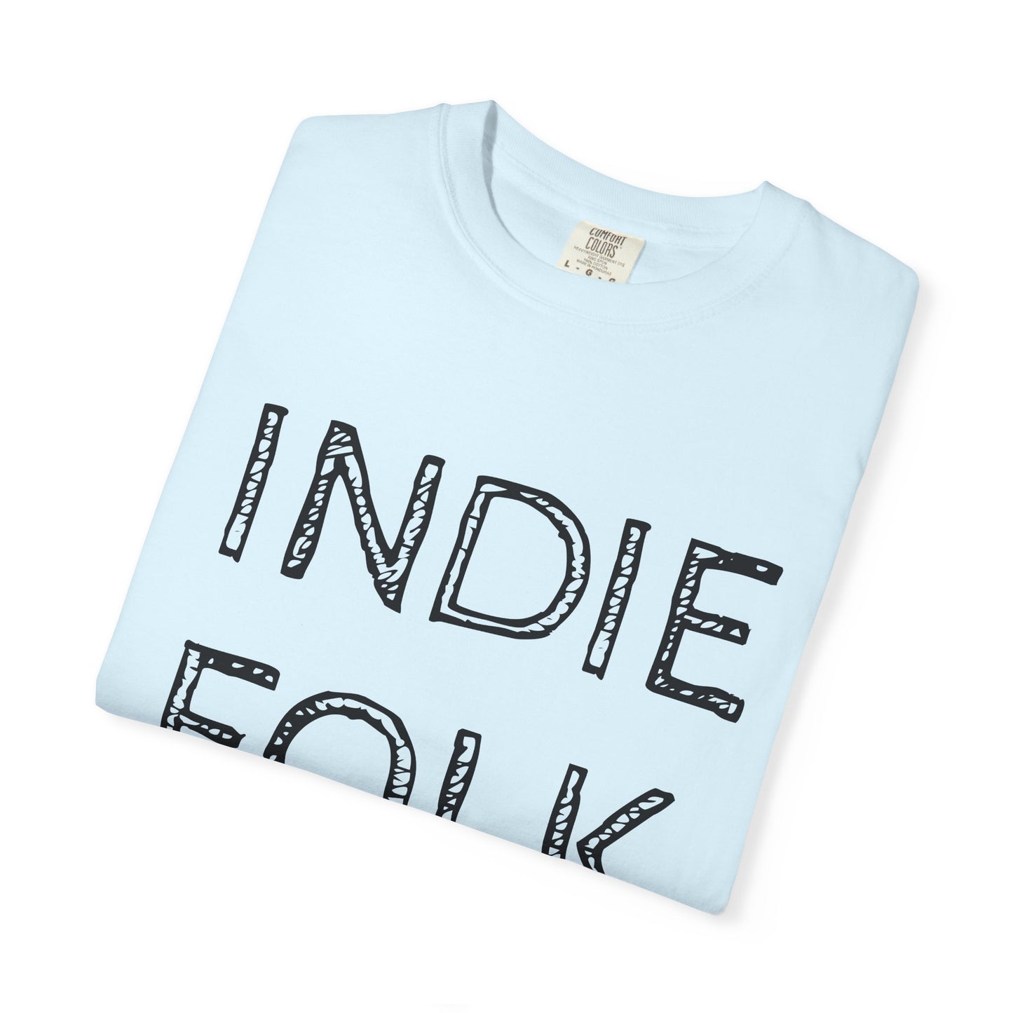 Indie Folk Graphic T-Shirt — Vintage Hand-Drawn Band Tee