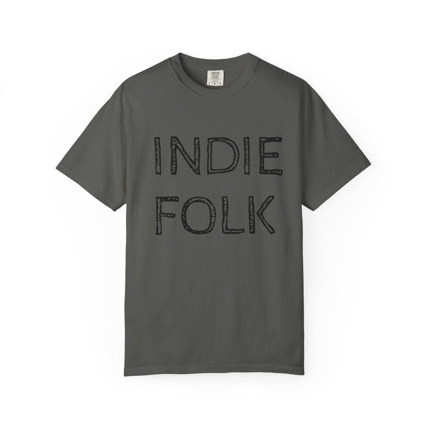 Indie Folk Graphic T-Shirt — Vintage Hand-Drawn Band Tee