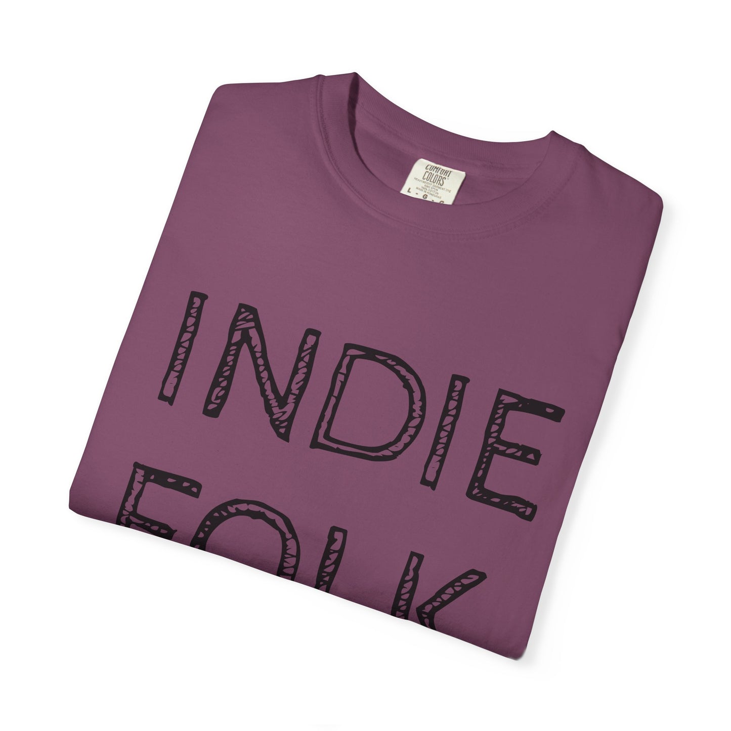Indie Folk Graphic T-Shirt — Vintage Hand-Drawn Band Tee
