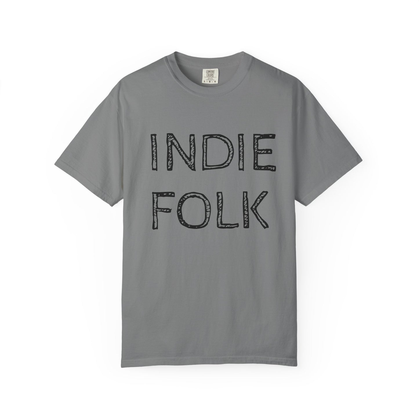 Indie Folk Graphic T-Shirt — Vintage Hand-Drawn Band Tee