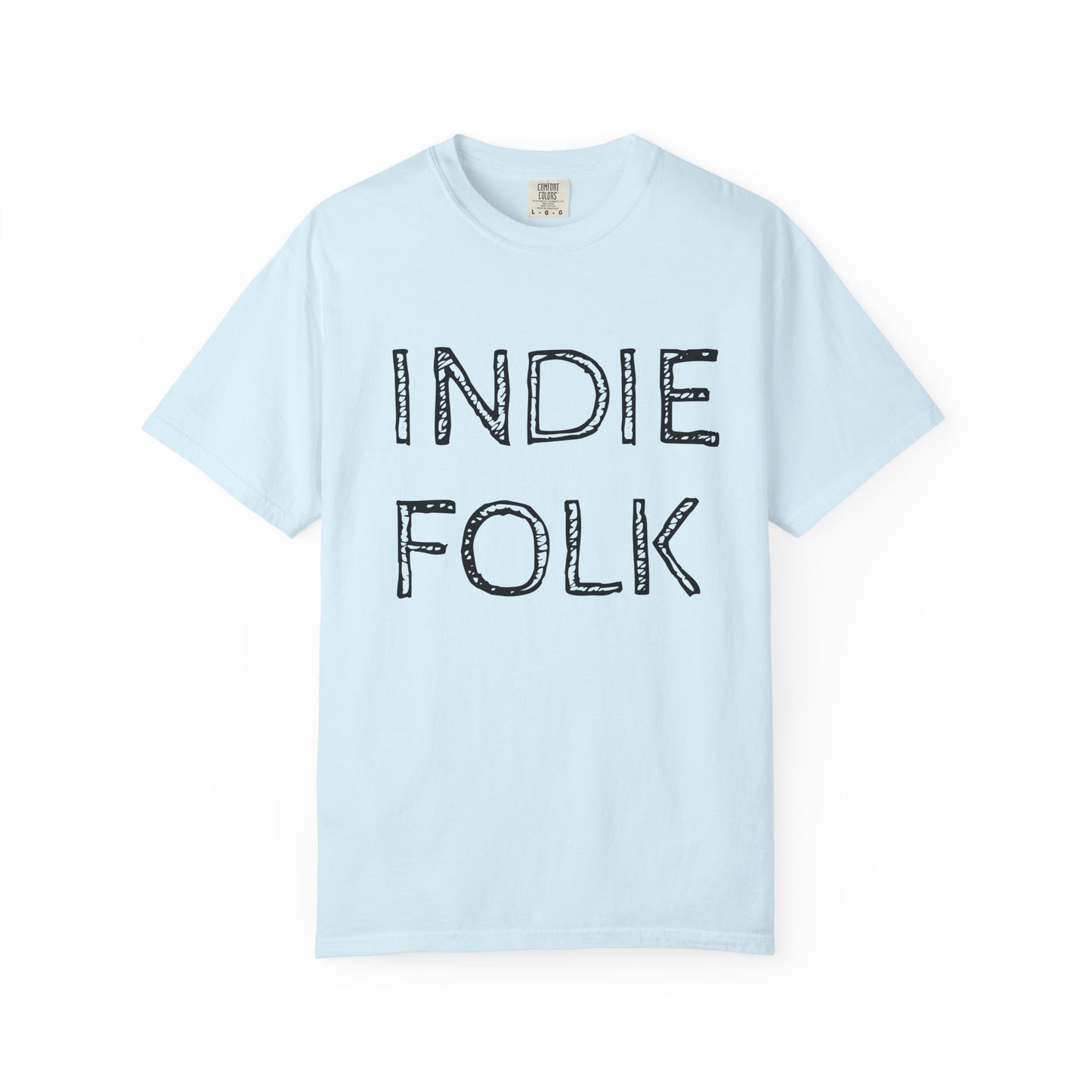 Indie Folk Graphic T-Shirt — Vintage Hand-Drawn Band Tee