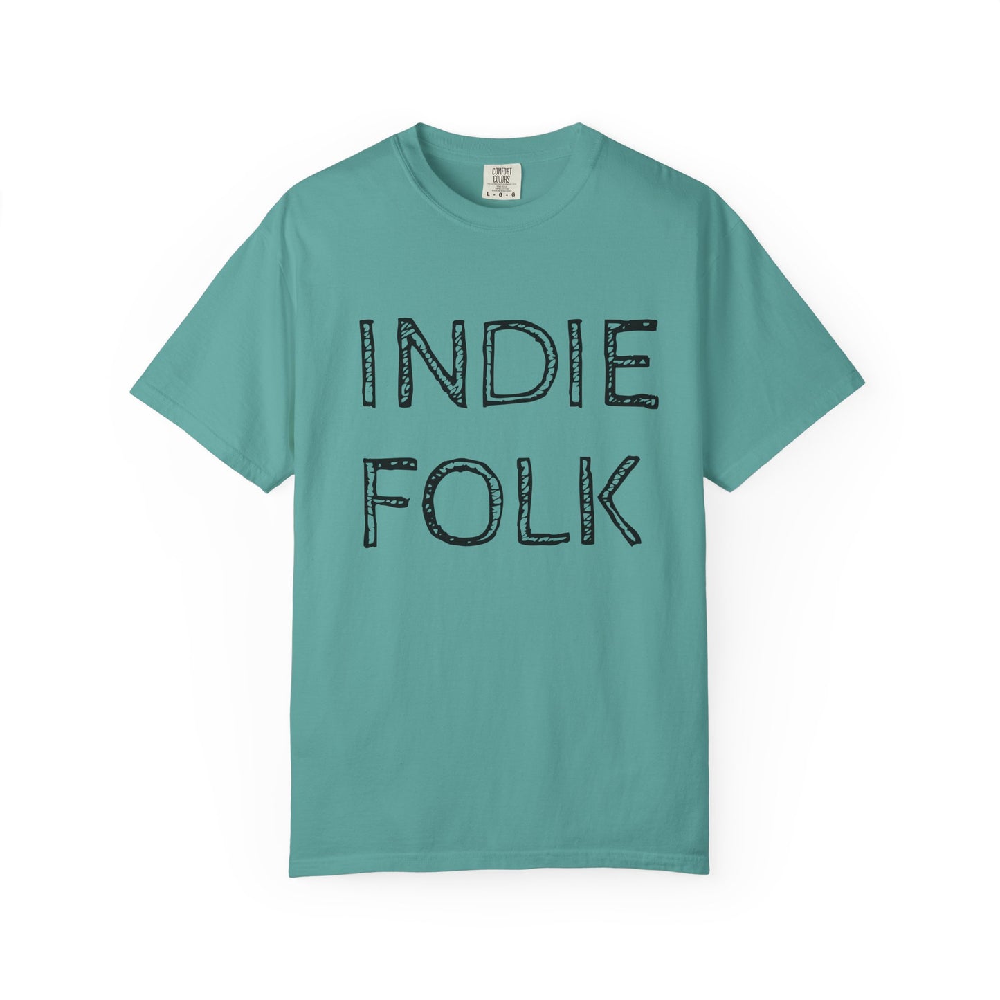Indie Folk Graphic T-Shirt — Vintage Hand-Drawn Band Tee