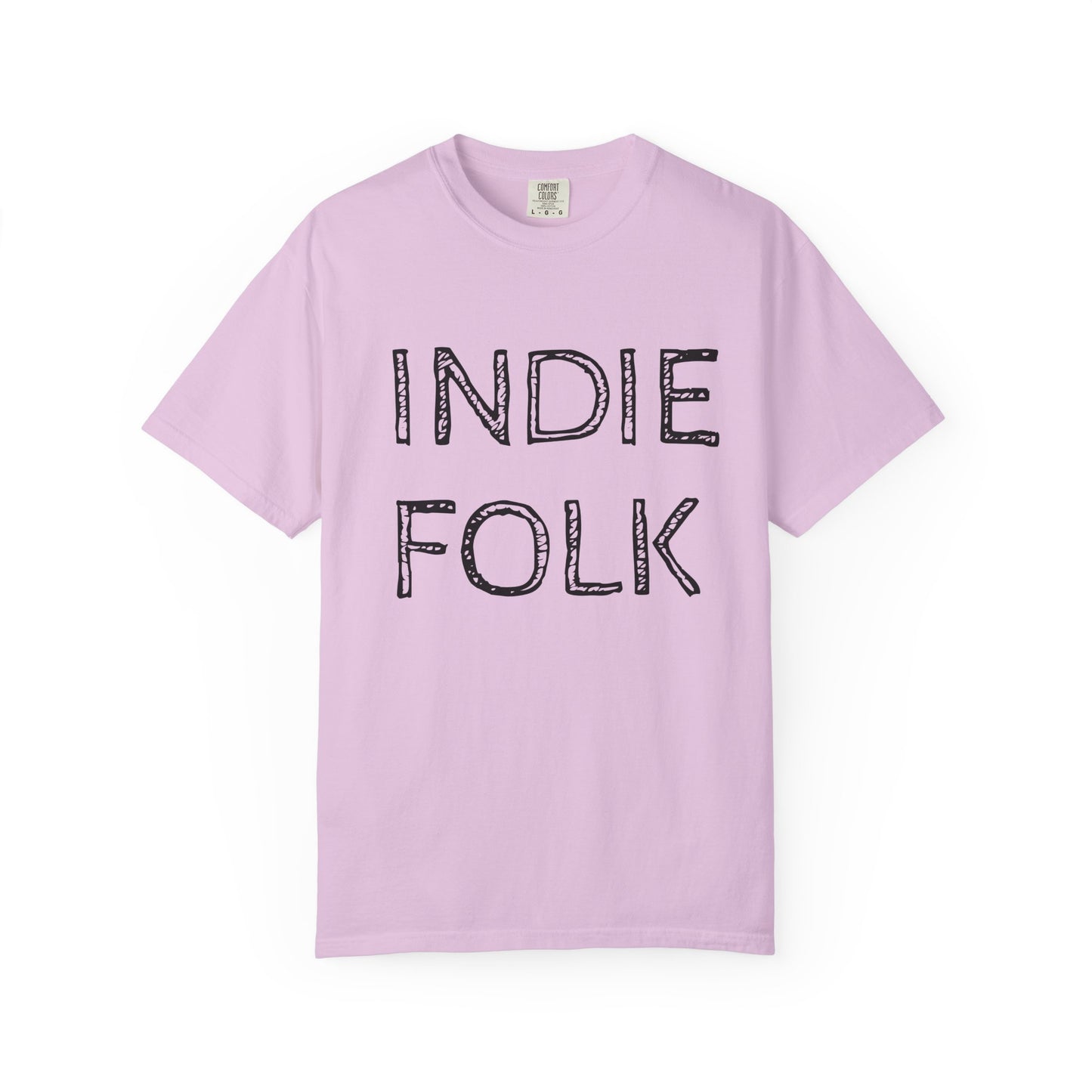 Indie Folk Graphic T-Shirt — Vintage Hand-Drawn Band Tee