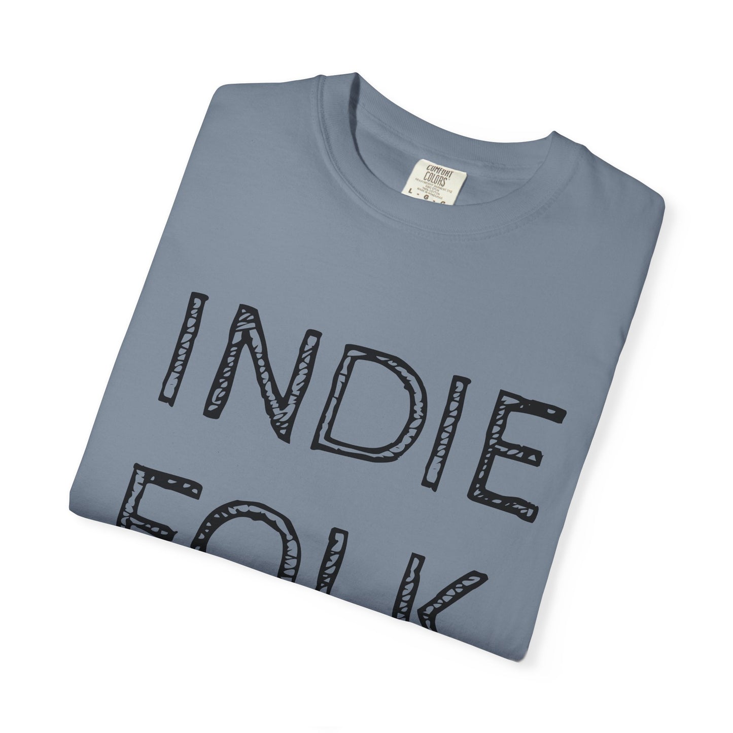 Indie Folk Graphic T-Shirt — Vintage Hand-Drawn Band Tee