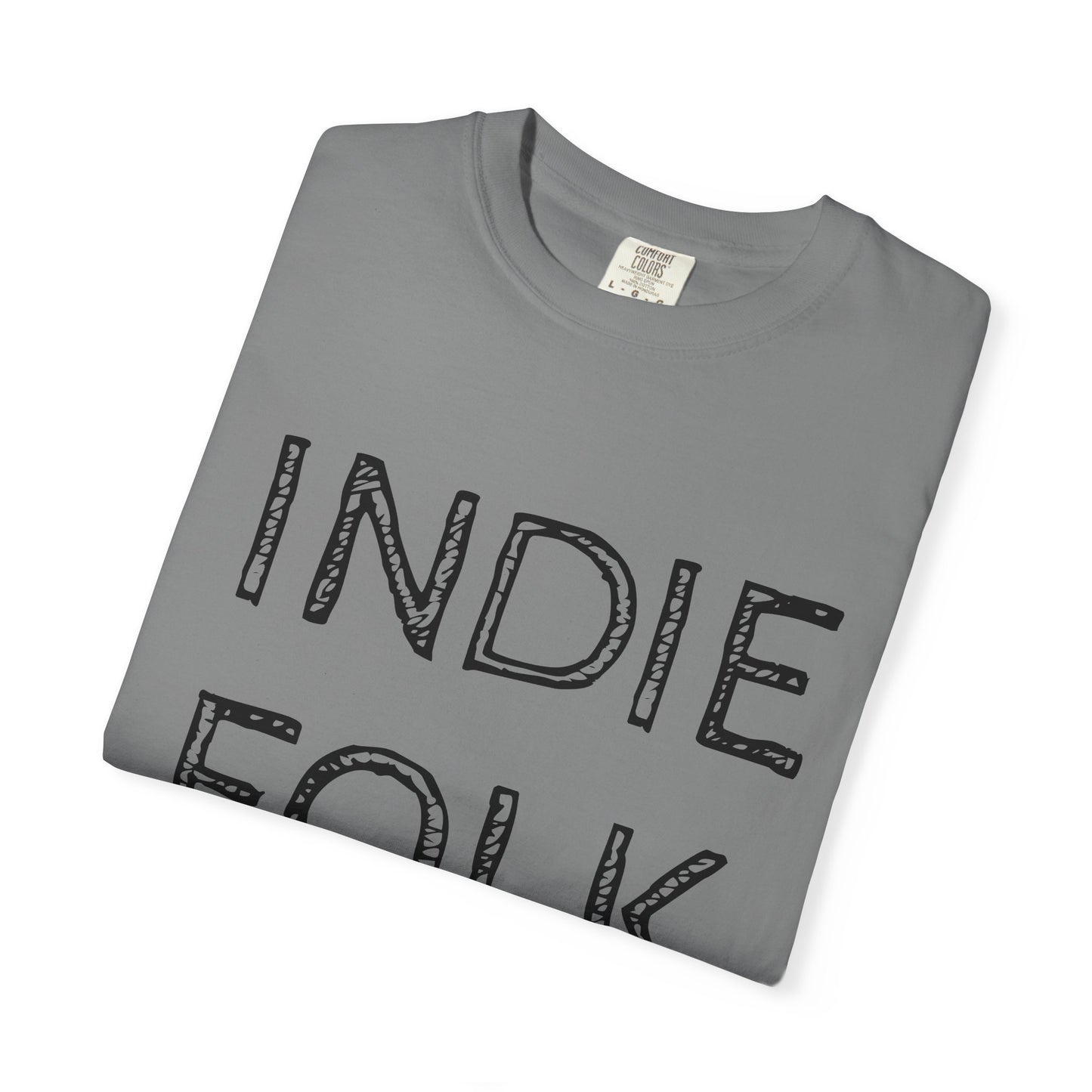Indie Folk Graphic T-Shirt — Vintage Hand-Drawn Band Tee