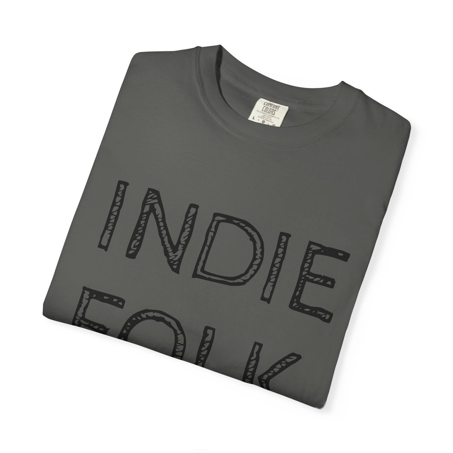Indie Folk Graphic T-Shirt — Vintage Hand-Drawn Band Tee