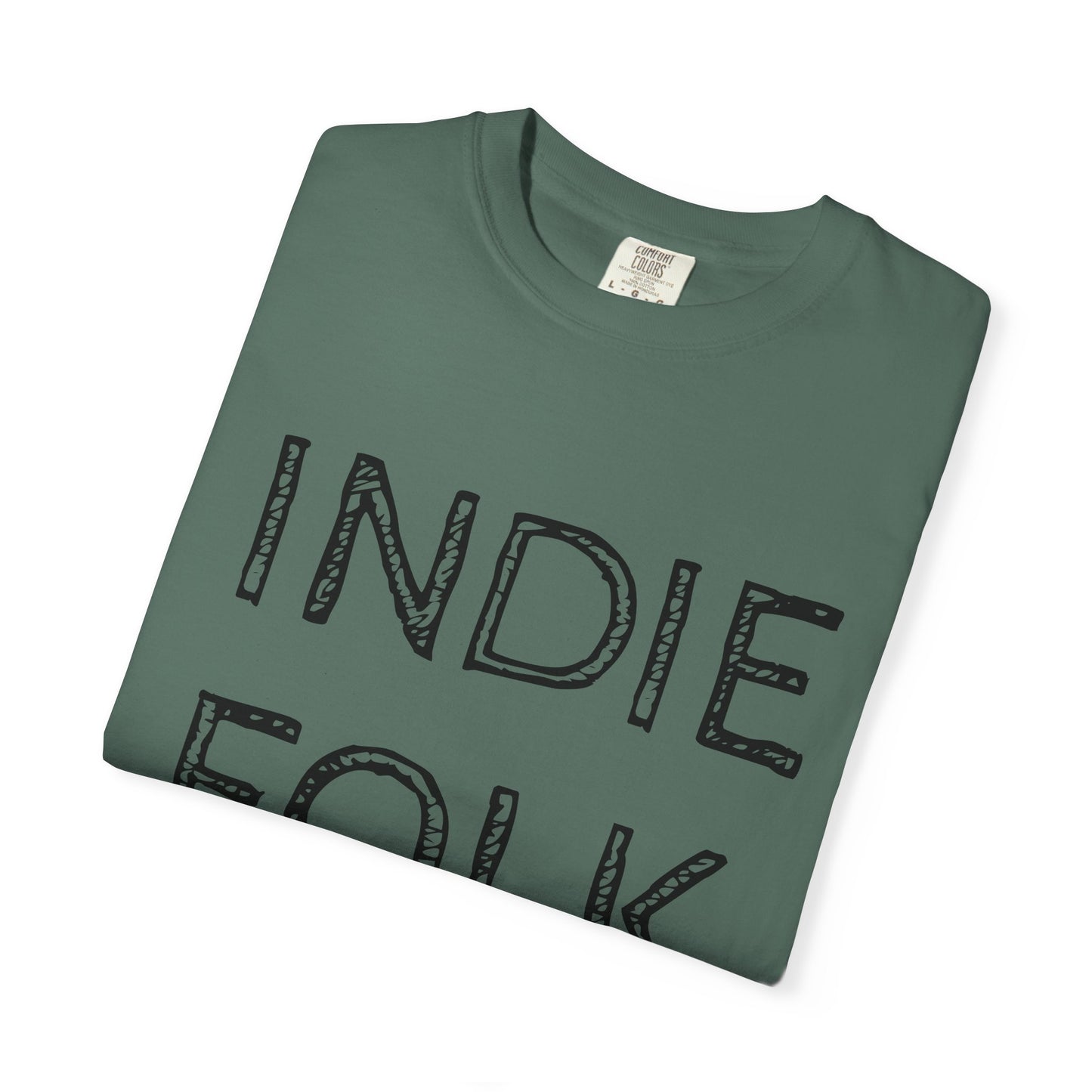Indie Folk Graphic T-Shirt — Vintage Hand-Drawn Band Tee