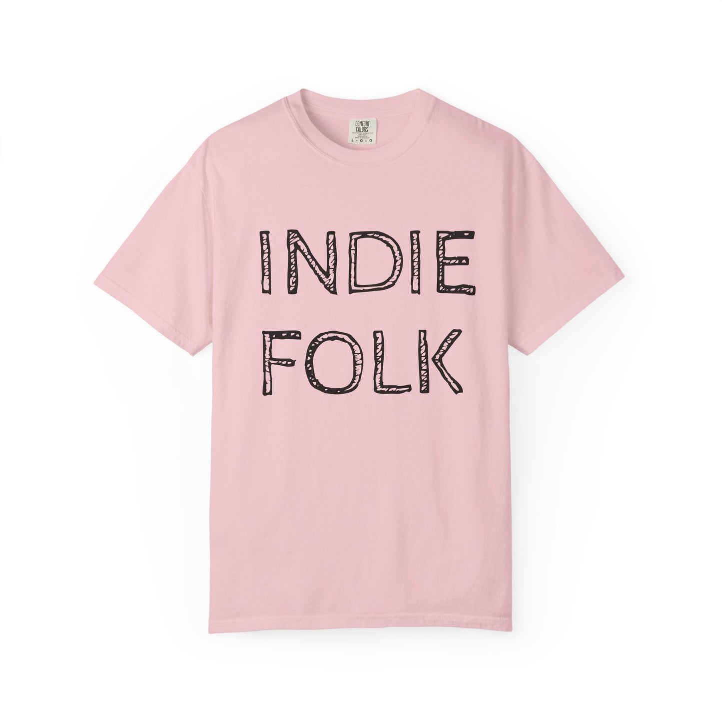 Indie Folk Graphic T-Shirt — Vintage Hand-Drawn Band Tee