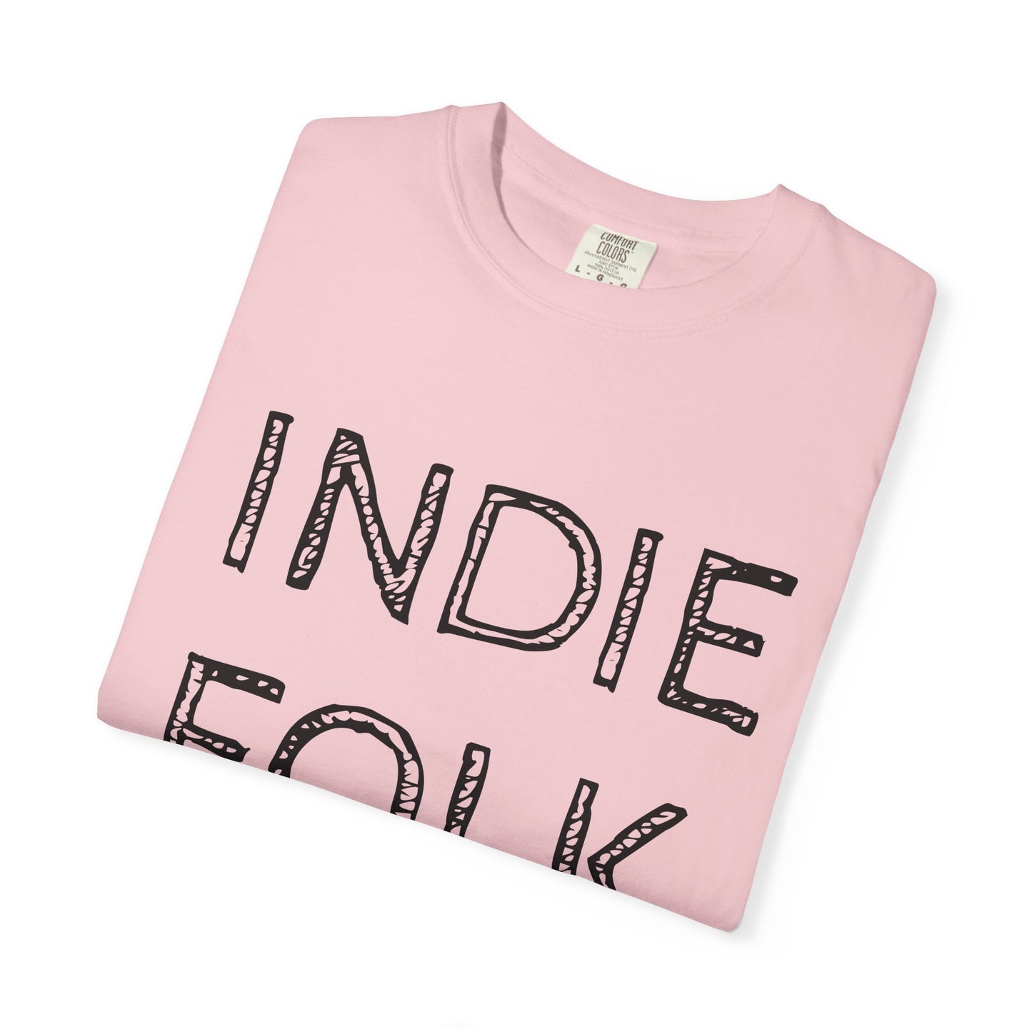 Indie Folk Graphic T-Shirt — Vintage Hand-Drawn Band Tee